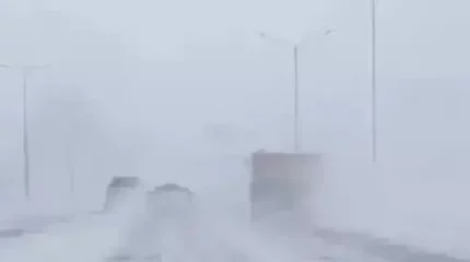 Ауа райына байланысты екі облыста көлік қозғалысы шектелді