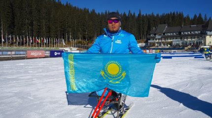 Ербол Хамитов стал чемпионом мира по парабиатлону