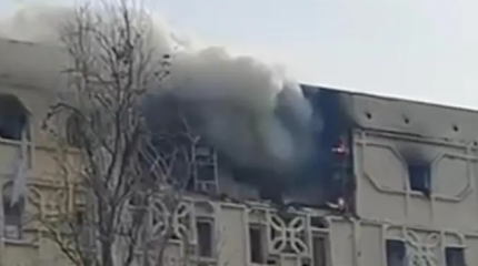 В девятиэтажке в Ташкенте произошёл взрыв газа.