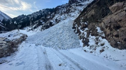 Сошедшие лавины перекрыли дороги в двух регионах