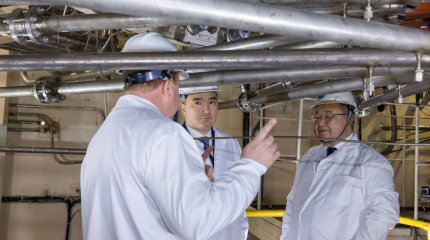 Бектенов посетил "Атомное озеро" в области Абай