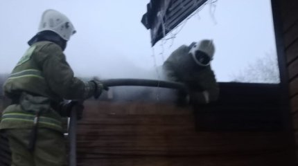 Бурабайда жеке монша өртенді