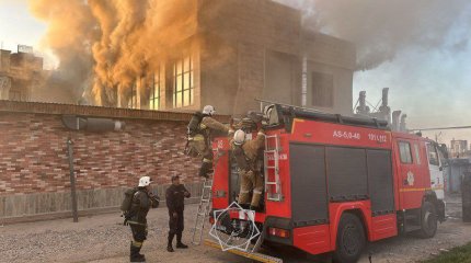 Шымкентте қоғамдық тамақтану орнынан өрт шықты