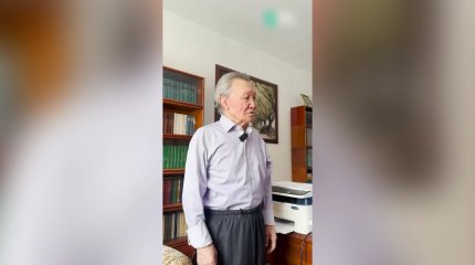 Көрнекті жазушы Төлен Әбдік "Бірге кітап оқиық" аманаты бойынша Дулат Исабековтің «Қарғын» романын оқуды ұсынды