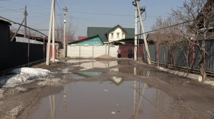 Жители села в Алматинской области ежегодно ремонтируют дороги за свой счет