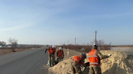 Ақтөбенің Ойыл ауданына инженерлік саперлік бригада келді