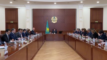 О. Бектенов обсудил с главами банков их участие в финансировании реального сектора экономики