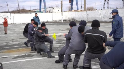 В костанайской колонии заключенные отметили Наурыз проведением национальных игр