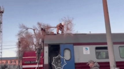 Вагон загорелся на железнодорожной станции в Актюбинской области