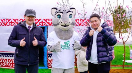 Необычную экоюрту установили в Астане