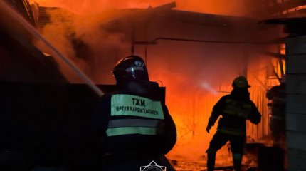 Пенсионер пострадал при пожаре в Талдыкоргане