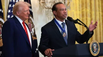 Тайгер Вудс заявил об отношениях с бывшей невесткой президента Трампа