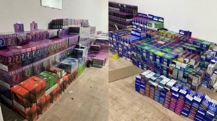 Алматыда вейп сақталған қойма жойылды