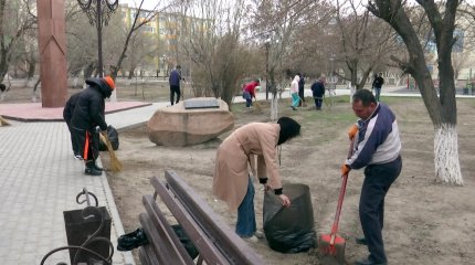 Қызылордада «AMANAT» партиясының бастамасымен демалыс орындары қоқыстан тазартылуда