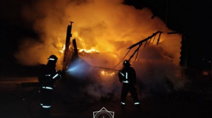 Қызылорда облысында газ баллон тиелген жүк көлігі жарылып кете жаздаған