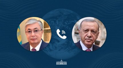 Қасым-Жомарт Тоқаев пен Режеп Тайип Ердоған телефон арқылы сөйлесті