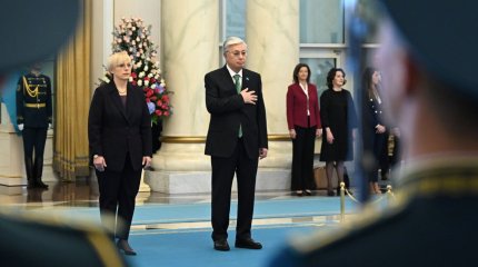 В Акорде торжественно встретили президента Словении