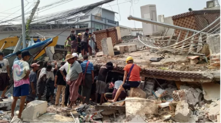 В Мьянме объявили недельный траур по жертвам землетрясения