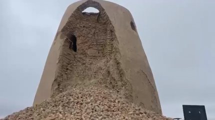 Ақбикеш мұнарасы бір бөлігінің опырылуына байланысты арнайы комиссия жұмыс істеп жатыр