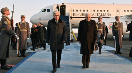 Президент Италии прилетел в Астану