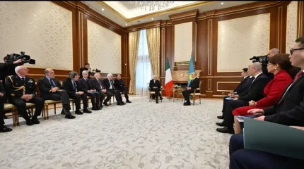 Мемлекет басшысы Италия Президенті Серджо Маттарелламен кездесті