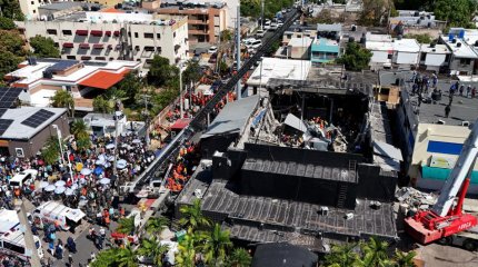 Түнгі клубтың төбесі құлады: қаза тапқандар саны 124-ке жетті