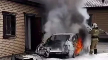 Атырауда ана мен бала өртеніп кете жаздады