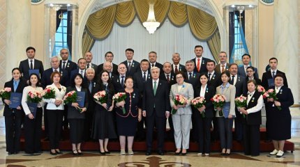Президент бір топ ғалымды мемлекеттік наградамен марапаттады