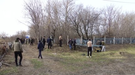 Солтүстік Қазақстан облысындағы Есіл ауданында “Таза бейсенбі” акциясы өтті