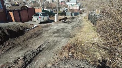 «По уши в грязи»: жители частного сектора Петропавловска возмущены состояние дорог
