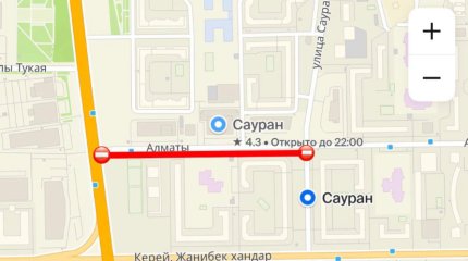 Участок улицы на левобережье Астаны перекроют из-за ремонта