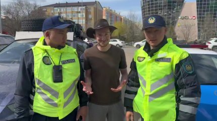 Автопутешественник из США заблудился в Уральске