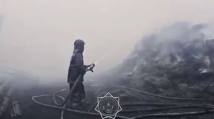 Тонны шелухи горят под Семеем: жителей эвакуируют