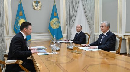 Глава государства принял председателя правления Евразийского банка развития