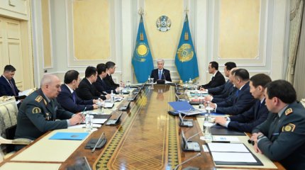 Токаев провёл заседание Совета Безопасности