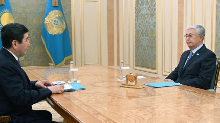 Президент Мәжіліс Төрағасы Ерлан Қошановты қабылдады