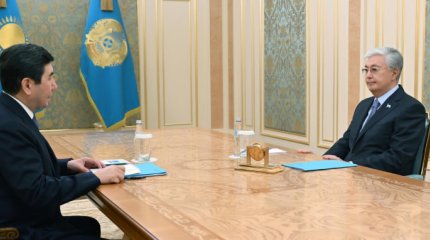 Президент принял Председателя Мажилиса Ерлана Кошанова