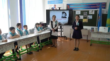 Мектептерде ерлік сабағы өтіп жатыр