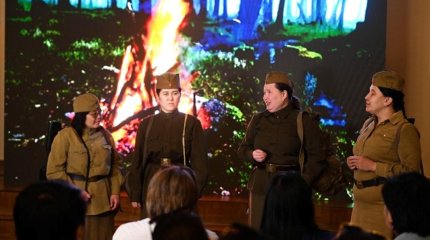 Ақтөбеде зағиптар қоғамымен Әлия Молдағұлованың 100 жылдығына арналған спектакль қойылды