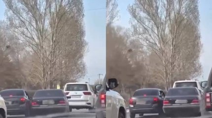 Водителей, не поделивших дорогу, наказали в Павлодаре