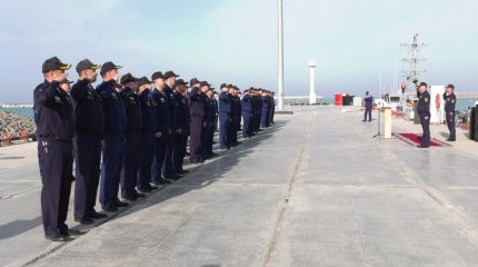 Военно-морские силы Казахстана отмечают свое 32-летие
