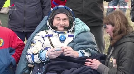 Ресей ғарышкерлері мен NASA астронавты Қазақстанға қонды