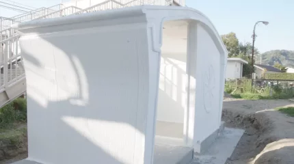 6 сағат кетті: әлемде алғаш рет 3D-принтермен теміржол станциясы салынды