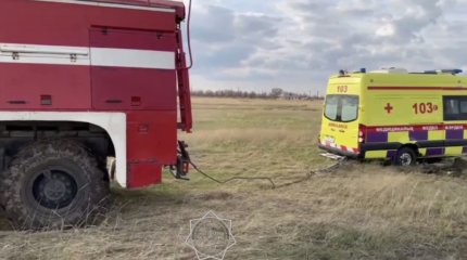 Пациента не смогли доставить в больницу из-за грязи в карагандинских степях