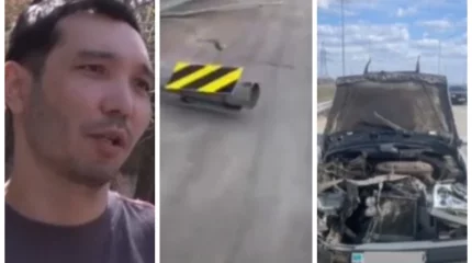 Қазақстандық жүргізуші тас жолда зақымданған көлігі үшін "Қазавтожолды" сотқа бермек