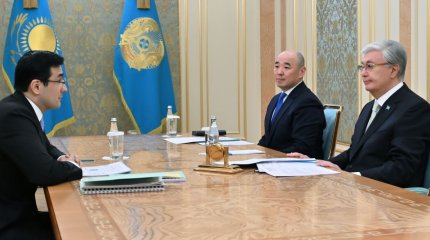 Президент «Бәйтерек» ұлттық басқарушы холдингі» АҚ басқарма төрағасы Рустам Қарағойшинді қабылдады