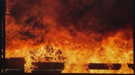 Павлодарда тұрғын үй кешенінен алапат өрт шығып, 162 адам құтқарылды