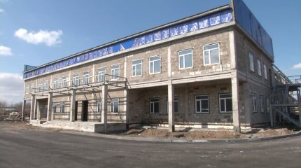 В п. Актас Карагандинской области завершается строительство нового физкультурно – оздоровительного комплекса