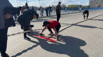 Оралда арқан тартыстан рекорд орнады