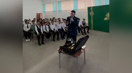 Жезқазғанда криминалист оқушыларға дәріс оқыды